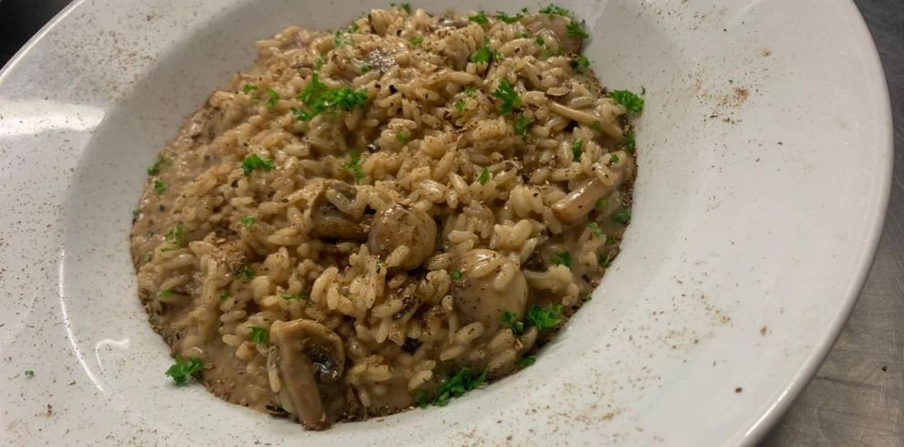 Mushroom risotto