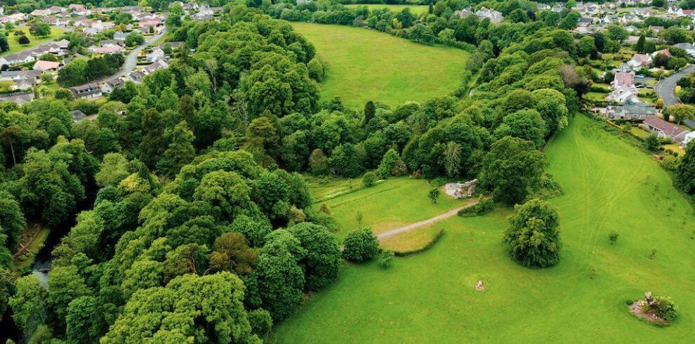 aerial view of Cambusdoon Estate