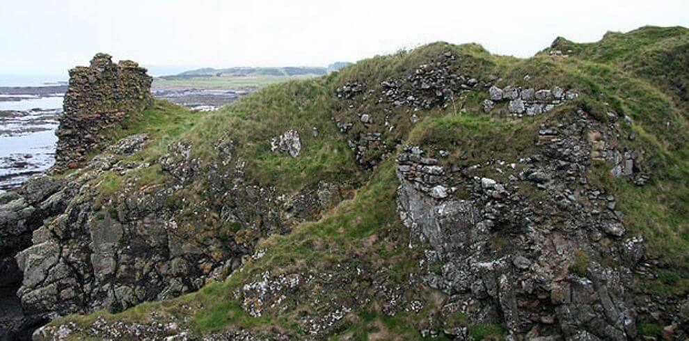 Turnberry castle ruin