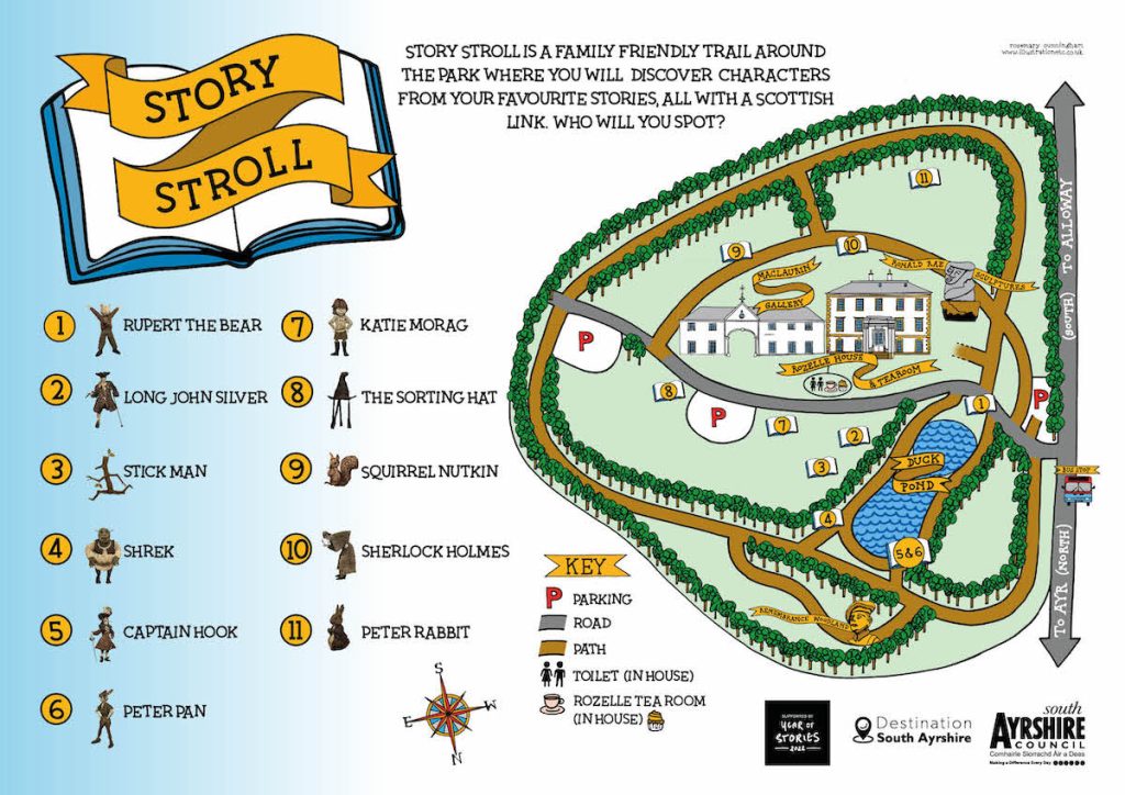 Story Stroll Illustrated Map