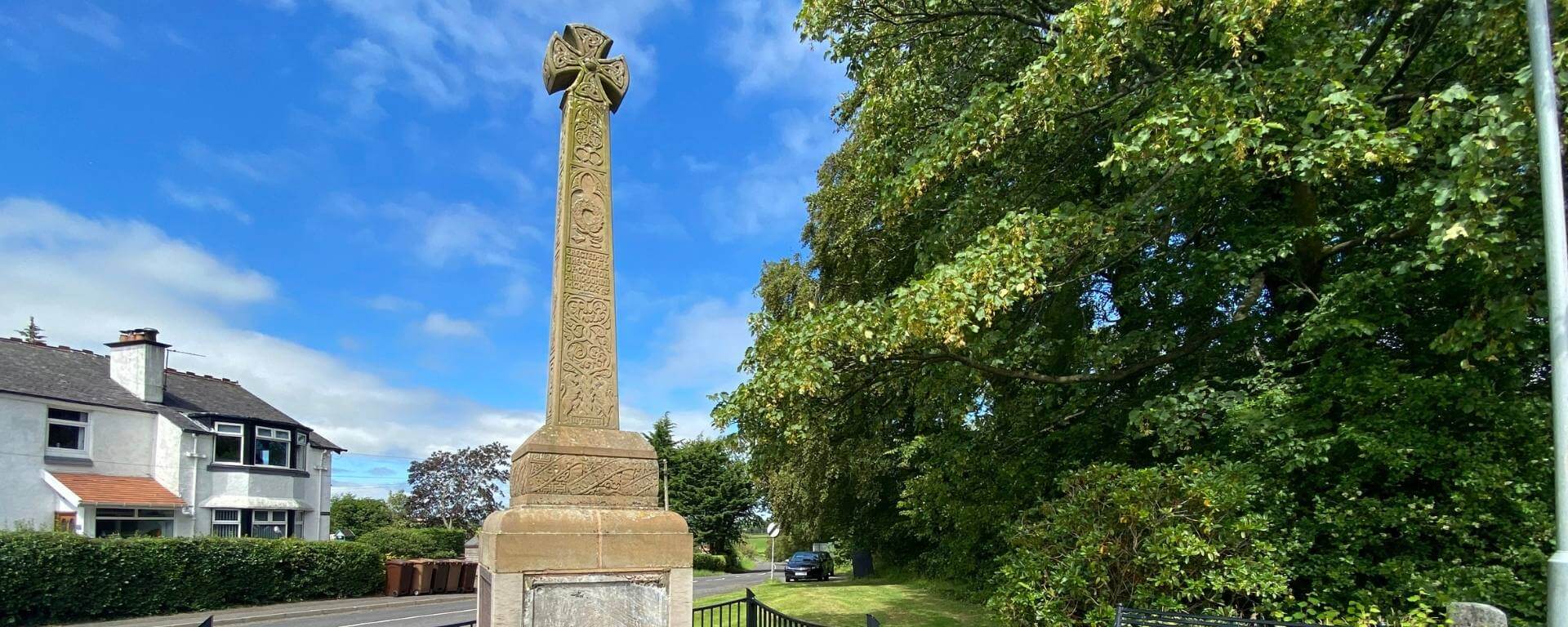 Coylton Village war memorial.