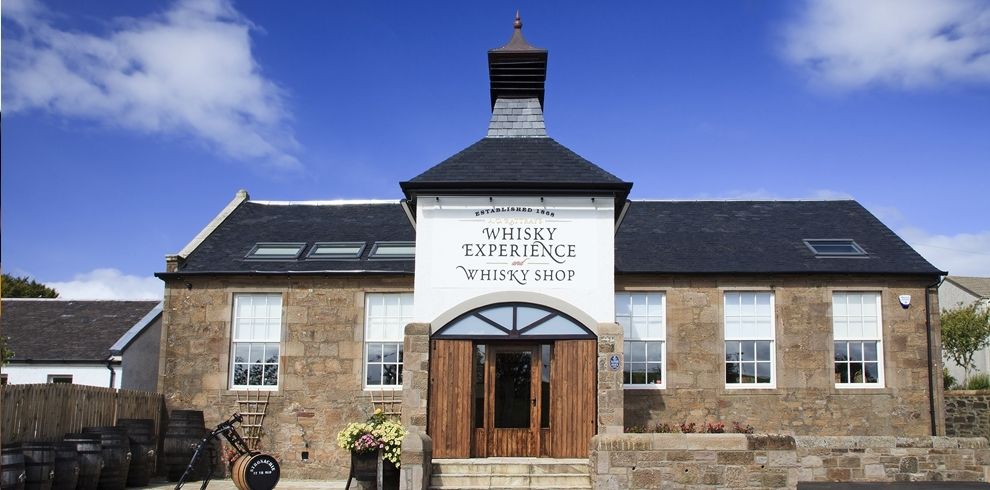 Entrance to the whisky experience