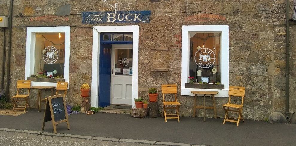 Outside Cafe the buck