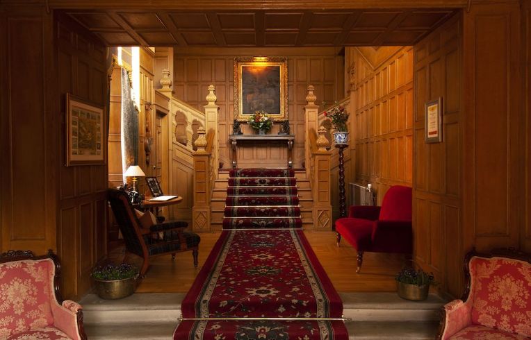 A grand hallway