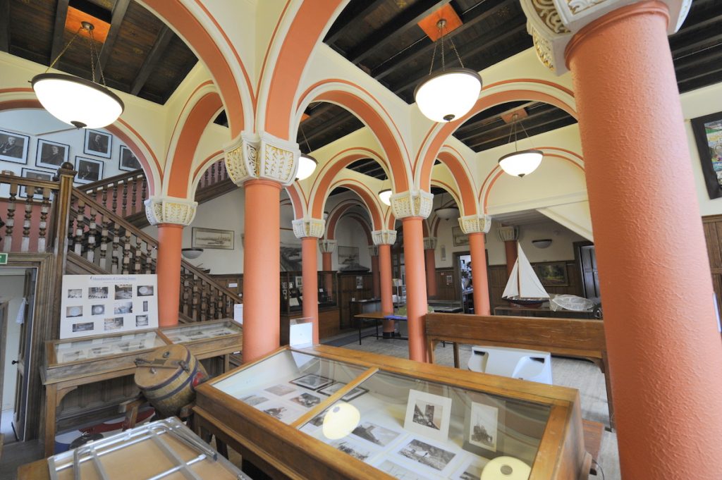 The interior of the Mckechnie institute