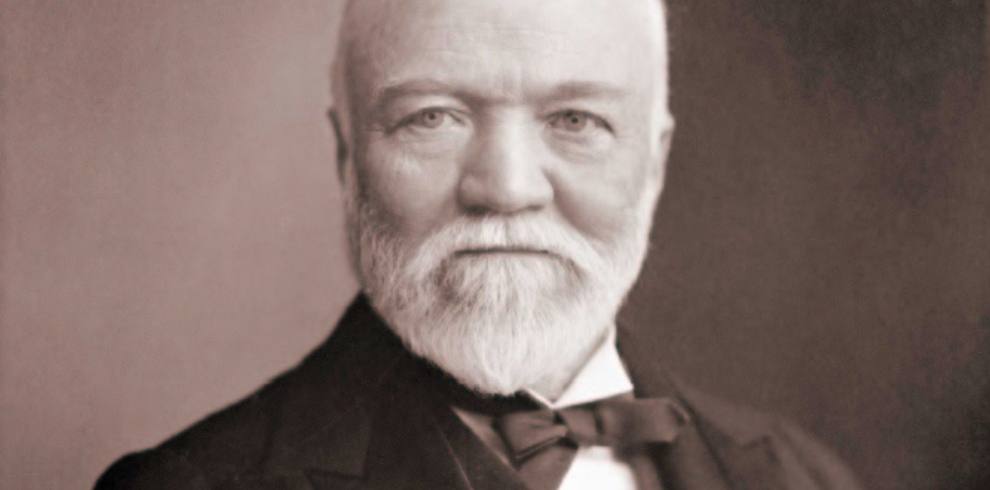 photograph of Andrew Carnegie