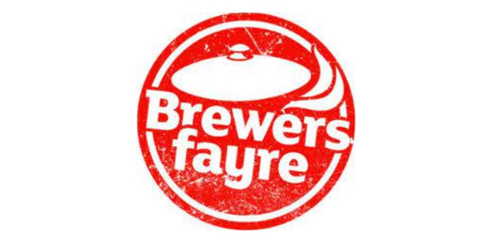 Brewers Fayre Red logo with white text.