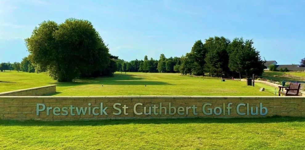 Image of Prestwick St Cuthbert golf course entrance.
