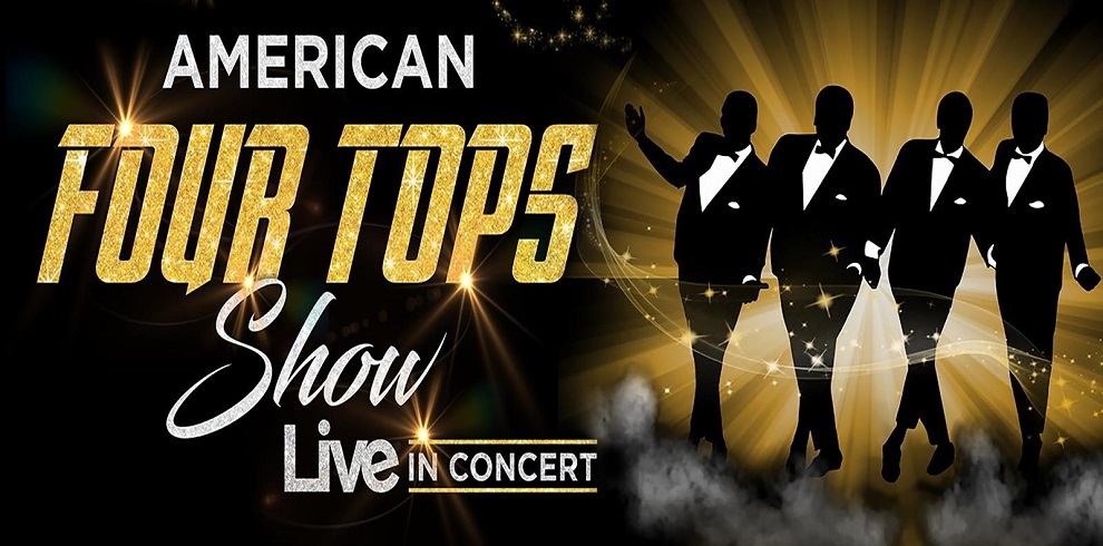 Image says American Four Tops Show Live with four members of the cast .