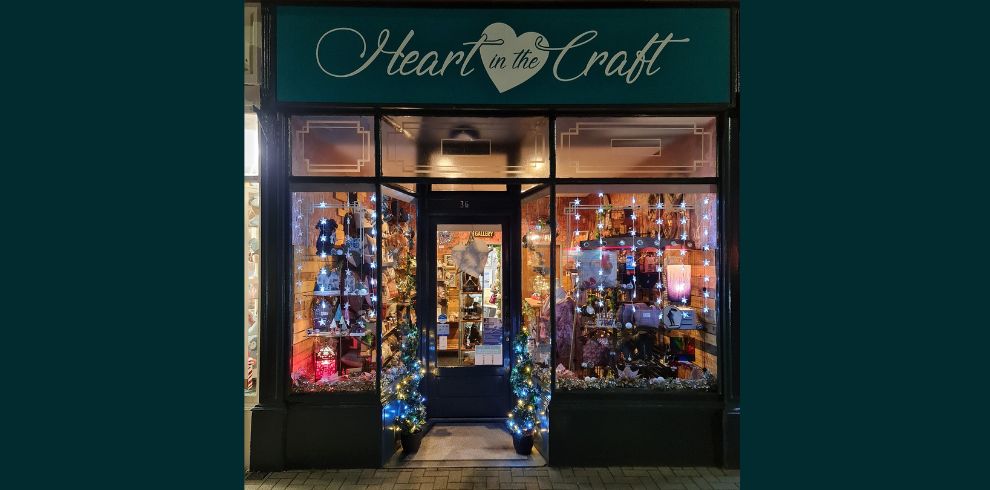Heart in the Craft Storefront in Troon.