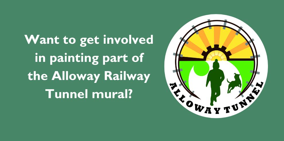 Want to get involved in painting part of the Alloway Railway mural?