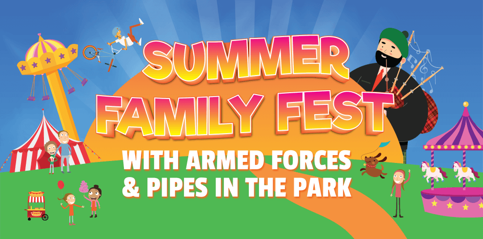 Summer Family Fest with Armed Forces and Pipes in the Park