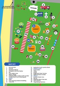 Site map of event.