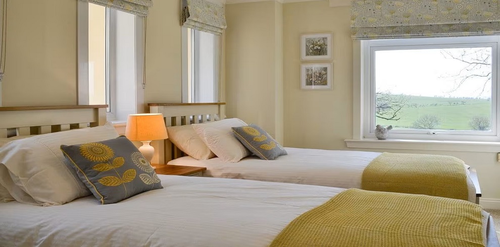 A picture of the bedroom at McGill Cottage.