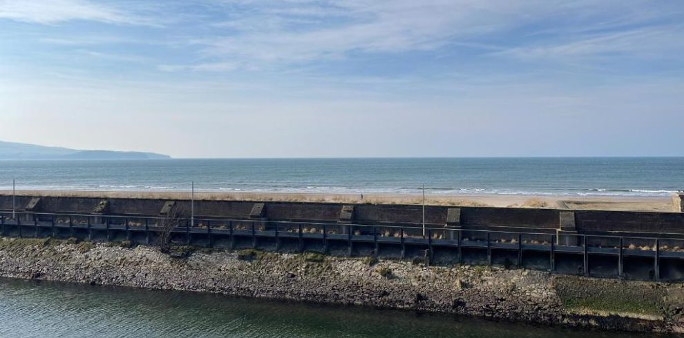 A view or Ayr harbour.