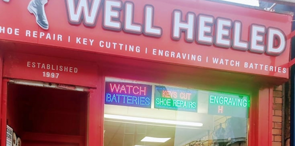 Exterior of shop front.