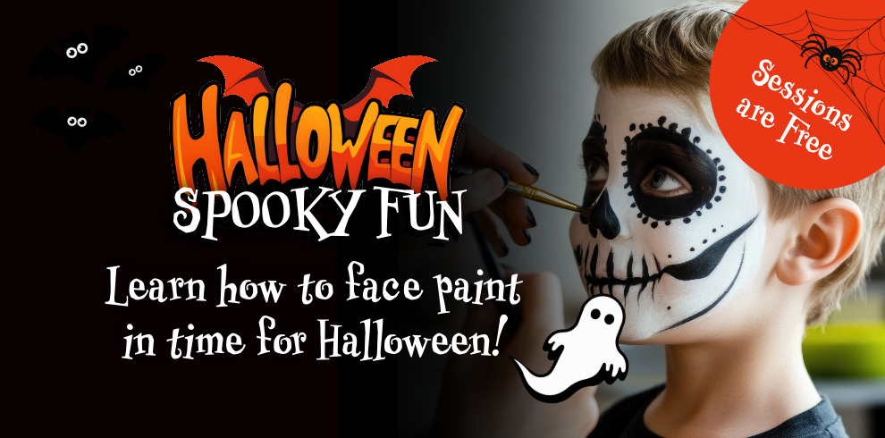 Halloween Spooky Fun - Learn how to face paint in time for Halloween!