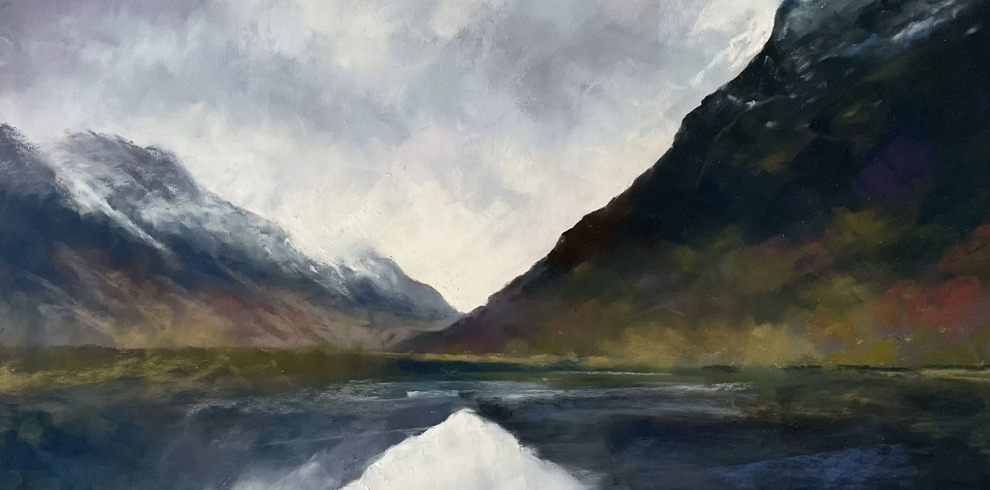 Mountain painting by Gregory Moore