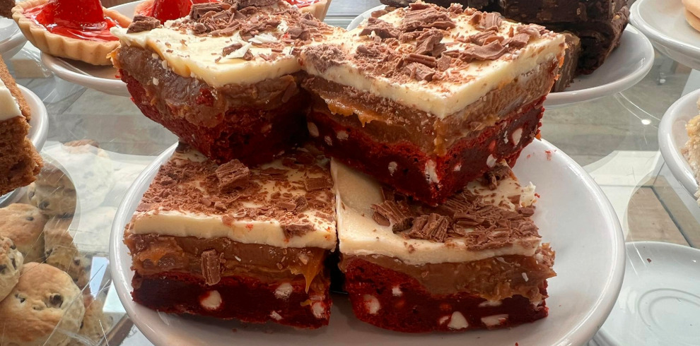 Delicious looking baked goods.