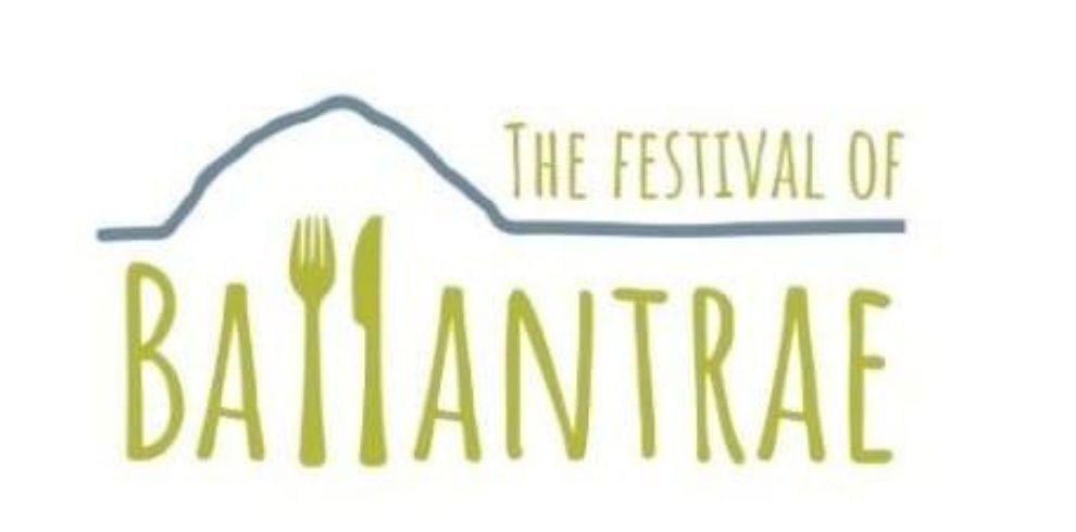 A logo banner that says 'The Festival of Ballantrae'.