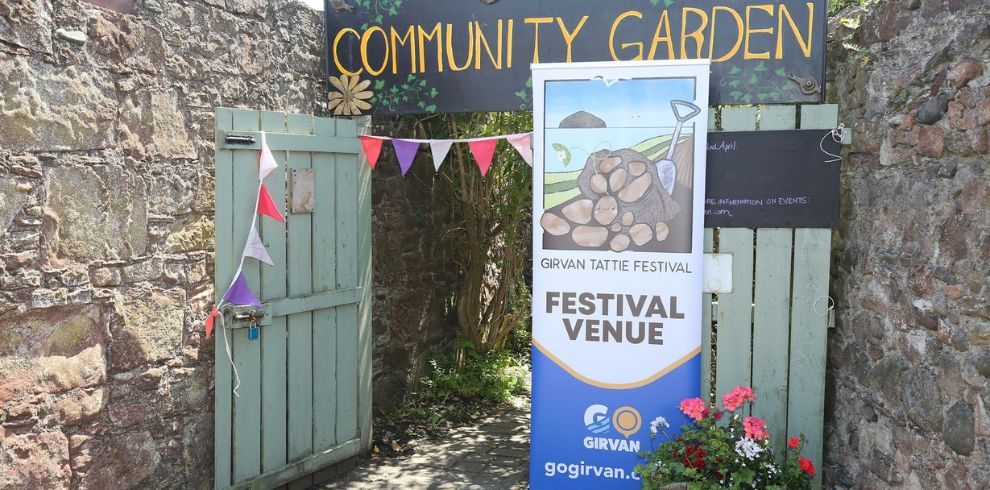 An image of Girvan Tattie Festival Community Garden.